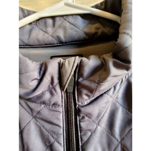 Straight Down Lightweight Gray Fill Zip Performance Jacket Size Large - Picture 7 of 9